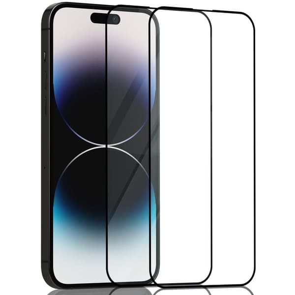2-Pack Iphone 14 Pro Skærmbeskyttelse - Hærdet Glas 9H - Super kvalitet 3D