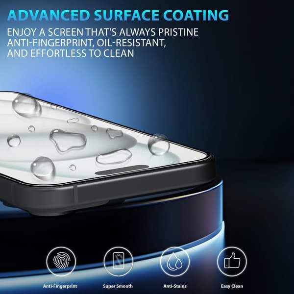1-Pack Iphone 15 Skärmskydd - Härdat Glas 9H - Super kvalitet 3D