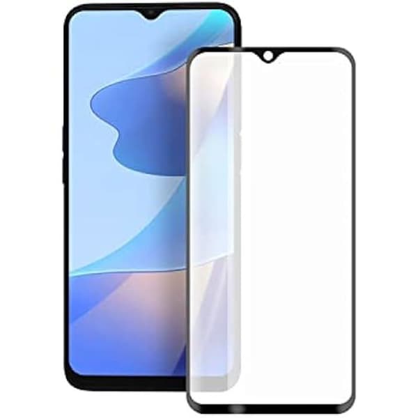 Skärmskydd - KSIX - OPPO A16/A16S - Härdat glas - Tjocklek 0,33 mm - Svart