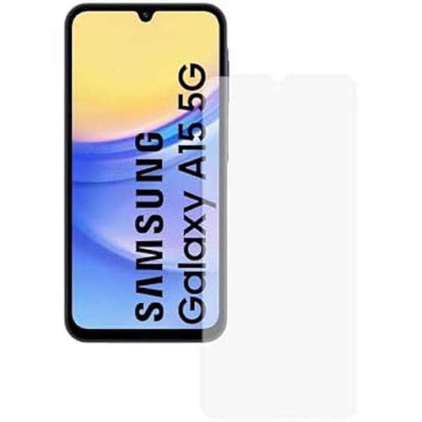 Skärmskydd - KSIX SMART YOUR TECH - Galaxy A15 - 9H härdat glas - Tjocklek 0,3 mm - Transparent
