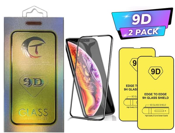 2 PAK- Skærmbeskytter Apple Iphone 13/PRO, 6,1 tommer - 9D Hærdet glas