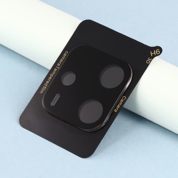 SKALO Xiaomi Redmi Note 14 4G 3D Linsskydd/Kameraskydd Härdat Glas - Svart