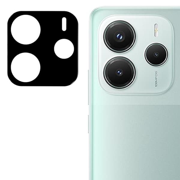 2-KPL SKALO Xiaomi Redmi Note 14 5G 3D -panssarilasit kameroille - Musta