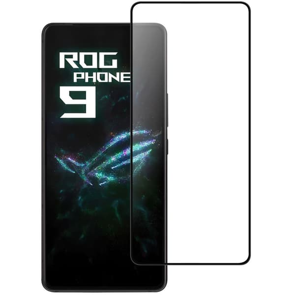 SKALO Asus ROG Phone 9 5G FULL-FIT Hærdet Glas Skærmbeskyttelse - Sort