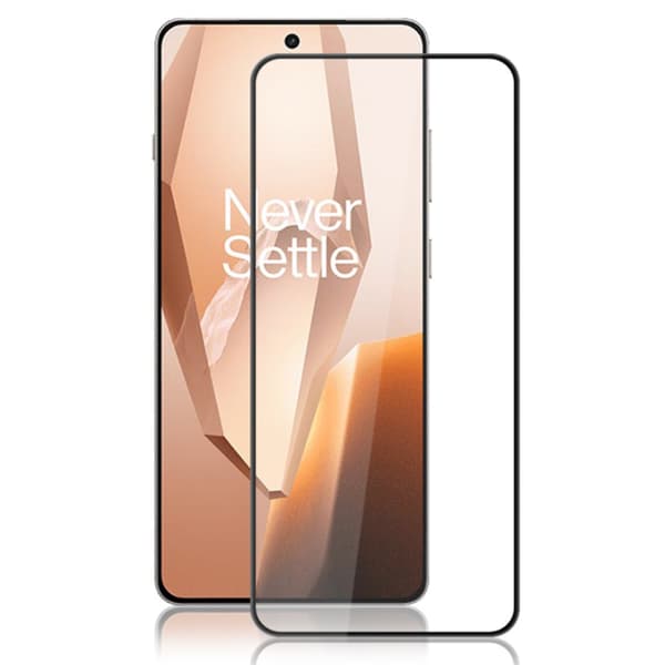 2-PACK SKALO OnePlus 13R 5G Heltäckande Skärmskydd Härdat Glas - Svart