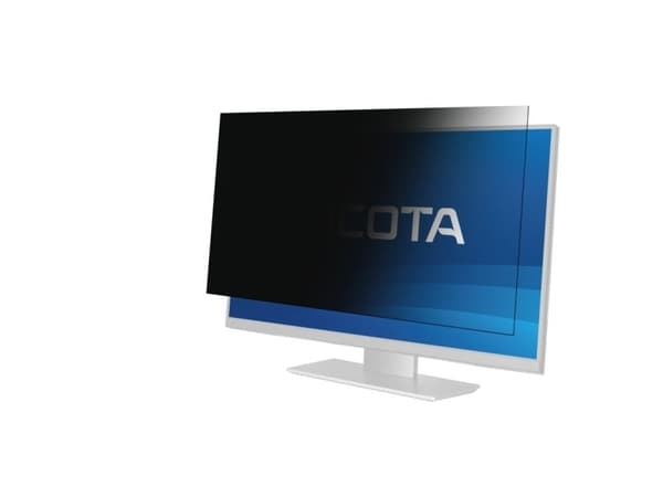 DICOTA - Personvernfilter for skjerm - side-mounted, universal (16:9) - 2-veis - avtakbar - klebemiddel - svart Sort