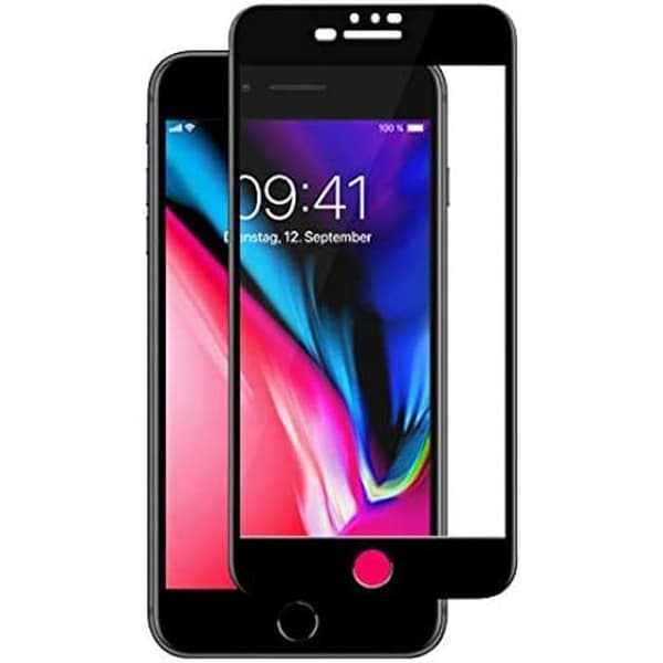 Film Protector - WOODCESSORIES - Härdat glas 3D - Kompatibel med iPhone 6/7/8 Plus - Hårdhet 9H - Anti-fingeravtryck