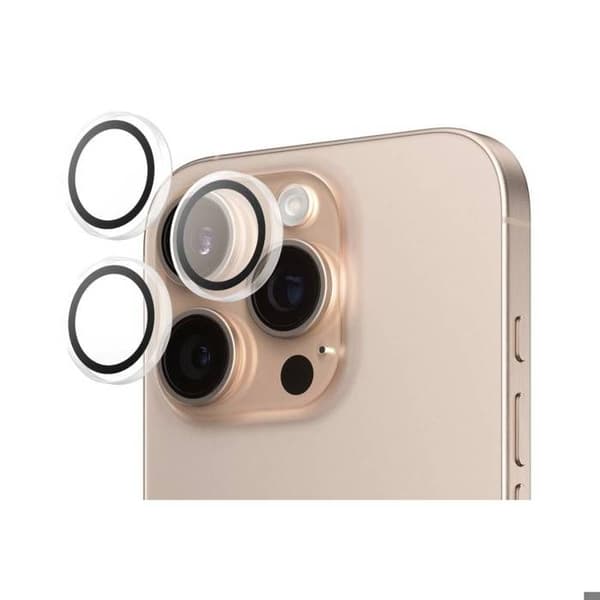 Skydd för kameramål för iPhone 16 Pro/16 Pro Max, Panzer Glass