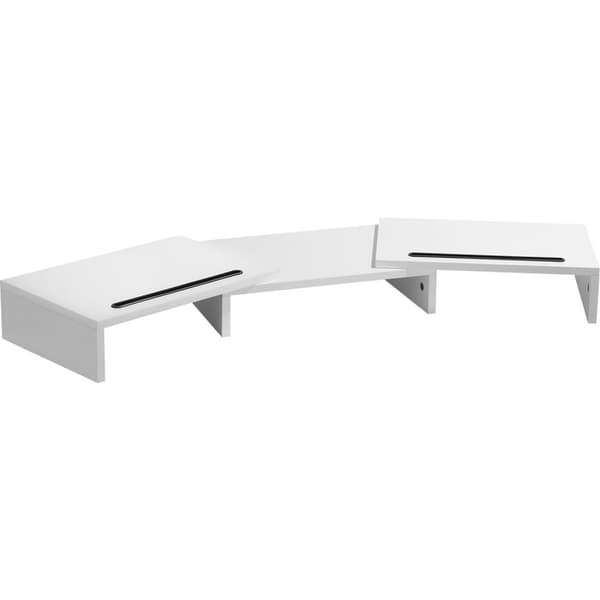 Skærmholder Bozen, 3-delt, inkl. smartphoneholder - hvid