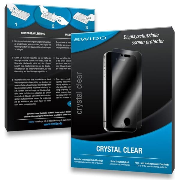 Swido - 4.25E12 - Högkvalitativt skyddsglas för Sanyo Xacti VPC-J4EX