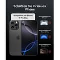 Miniatyrbild 3 av 3: Skärmskydd - BELKIN - InvisiGlass Privacy - iPhone 16 Pro Max - Repellerande - 0,29 mm - Enkel justering