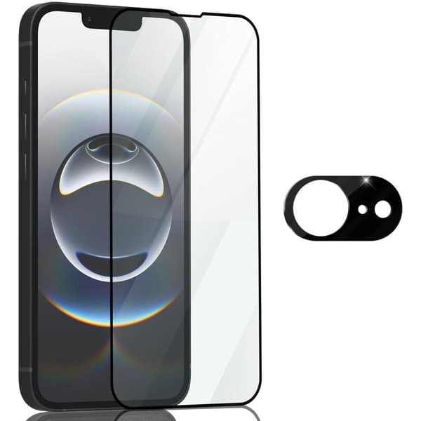 1-Pack Iphone 16E Skärmskydd & 1-Pack linsskydd - Härdat Glas 9H - Super kvalitet 3D
