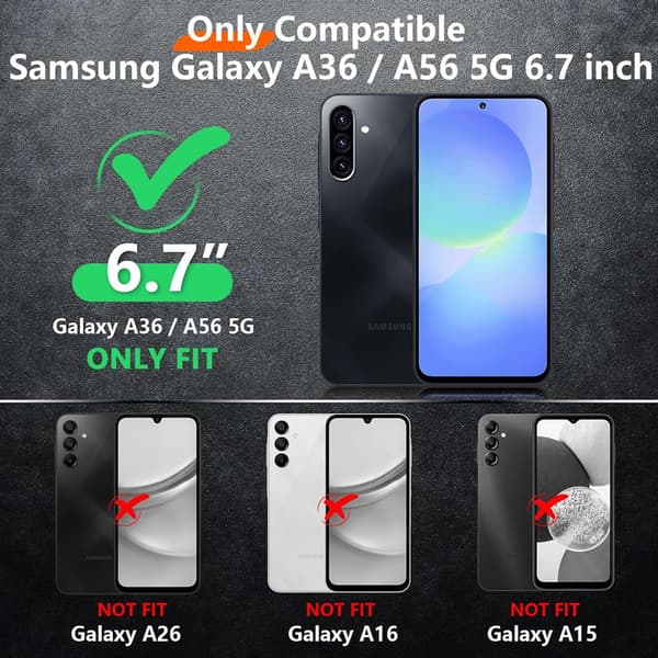 1-Pakning Samsung A36 Skjermbeskytter