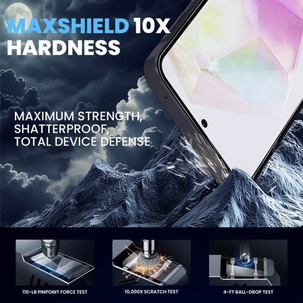 1-Pack Samsung A56 Skærmbeskyttelse & 1-Pack linsebeskyttelse - Hærdet Glas 9H - Super kvalitet 3D