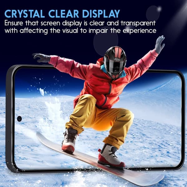 2-Pack Samsung A56 Skärmskydd & 2-Pack linsskydd - Härdat Glas 9H - Super kvalitet 3D