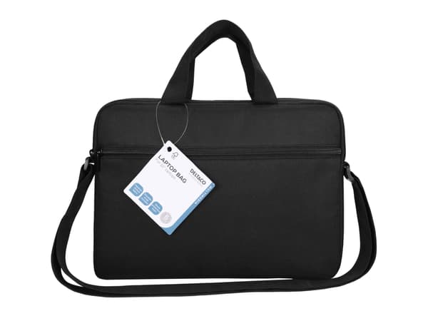DELTACO - Notebook-väska - in fabric material - 12" - svart