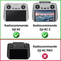 Miniatyrbild 2 av 4: Härdat Glas - Phonillico® - DJI RC / DJI RC 2 - Förpackning med 4 - Repfria - Skärmskydd