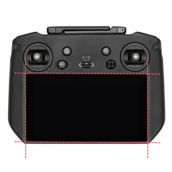 Härdat glas för DJI RC PRO fjärrkontroll för drönare [Pack 4] Skyddande skärmskydd Phonillico®