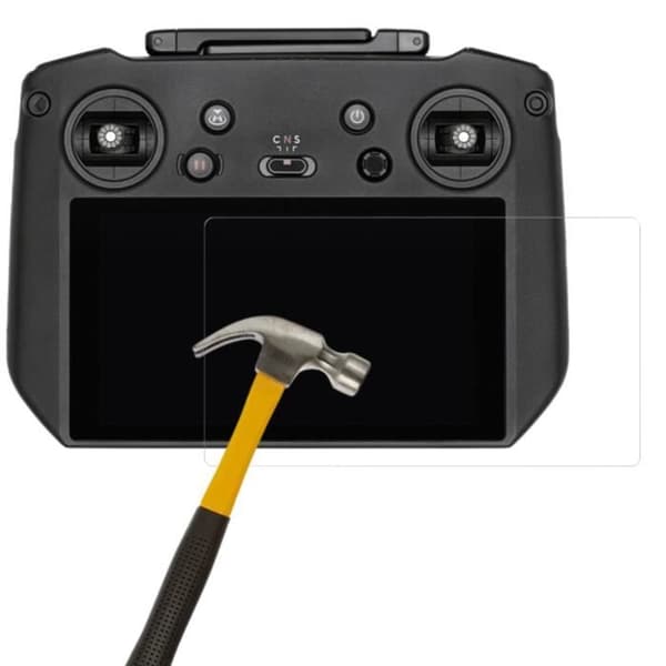 Härdat glas för DJI RC PRO fjärrkontroll för drönare [Pack 4] Skyddande skärmskydd Phonillico®