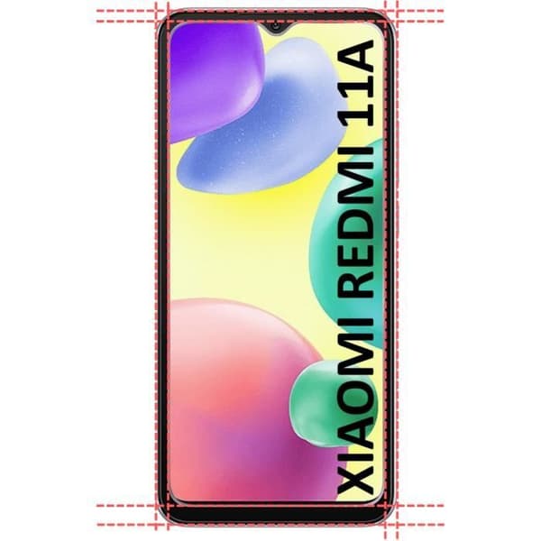 Härdat Glas för Xiaomi Redmi 11A [Pack 4] Skyddsglas Film Phonillico®