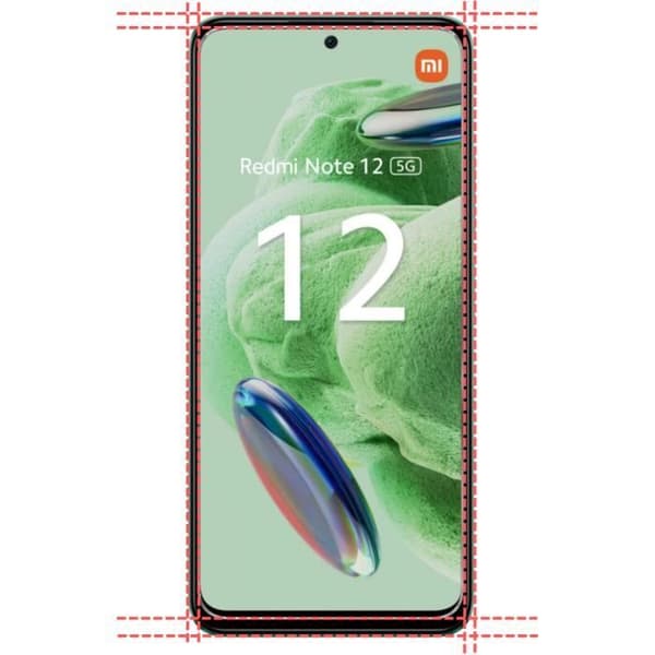Härdat Glas för Xiaomi Redmi Note 12 5G [Pack 4] Skärm skydd Film Phonillico®