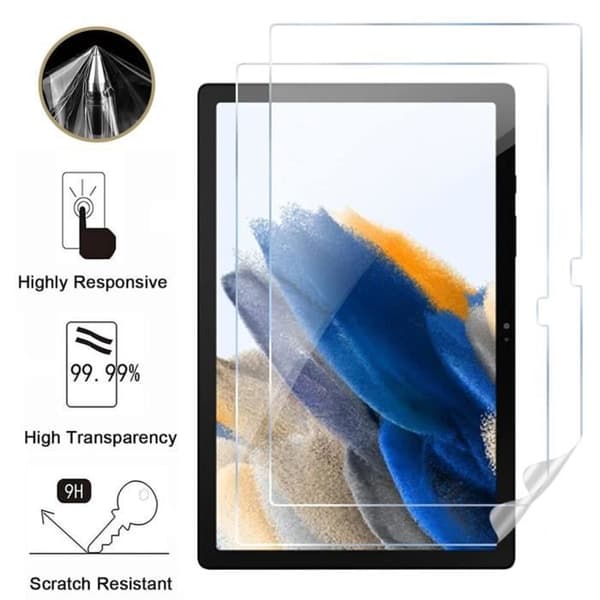Skyddsskärm i plast för Samsung Galaxy TAB A8 10.5 (2021) [Pack 2] Resistent film skydd Phonillico®