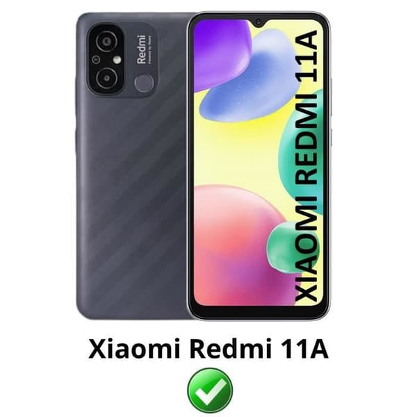 Härdat glas för Xiaomi Redmi 11A [Pack 2] Skärmskydd Film Phonillico®