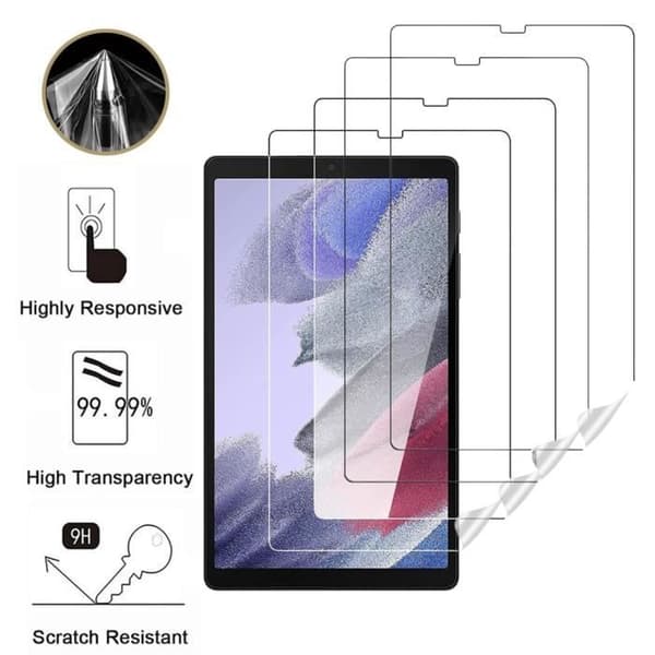 Skärmskydd i plast för Samsung Galaxy TAB A7 LITE (2021) [Pack 4] Resistenta film skydd Phonillico®