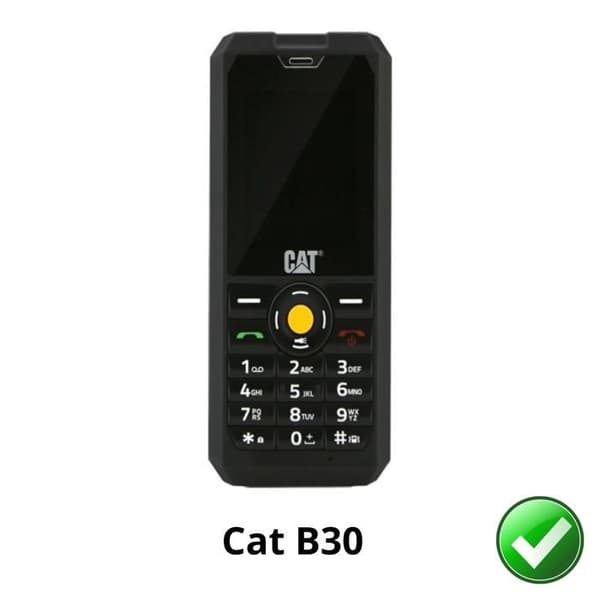 Skärmskydd - Phonillico - Cat B30 - Pack 2 - Ultra Tunn - Repellerande mot repor