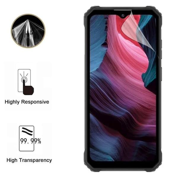 Skärmskydd - Phonillico - Oukitel WP23 - Paket 2 - Ultranätt - Rep-resistant