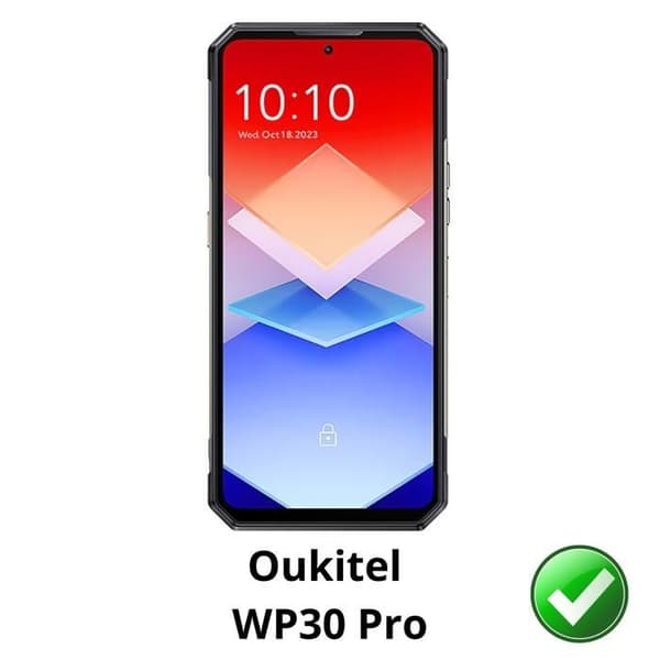 Skärmskydd - Phonillico - Oukitel WP30 Pro - Pack 2 - Ultrafin - Reptålig