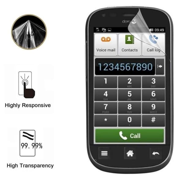 Skydd för skärm - Phonillico - Doro Liberto 810 - Pack 2 - Repfast - Ultratunn