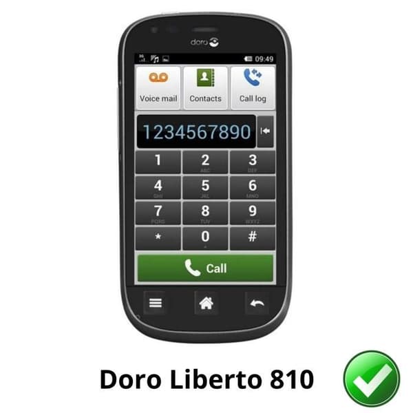 Skydd för skärm - Phonillico - Doro Liberto 810 - Pack 2 - Repfast - Ultratunn