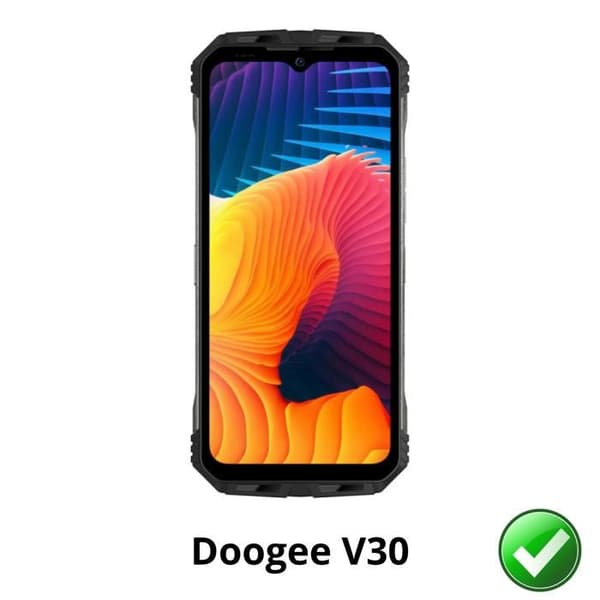 Skärmskydd - Phonillico - Doogee V30 - 2-Pack - Ultratunn - Repellerande mot repor