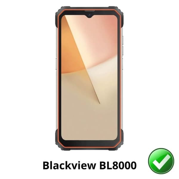 Skärmskydd - Phonillico - Blackview BL8000 - Pack om 2 - Repellerande mot repor - Ultra tunn
