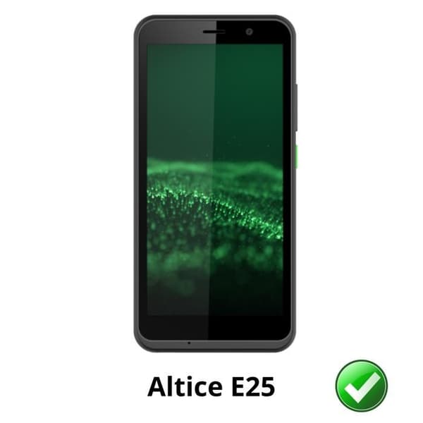 Skärmskydd - Phonillico - Altice E25 - Paket 2 - Ultra Tunn - Mycket Repbeständig