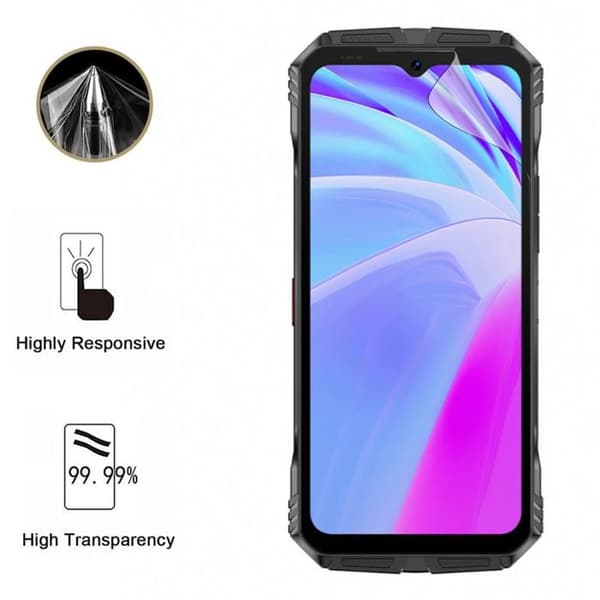 Skärmskydd - Phonillico - Doogee V30 Pro - 2-pack - Ultra tunn - Repellerande mot repor