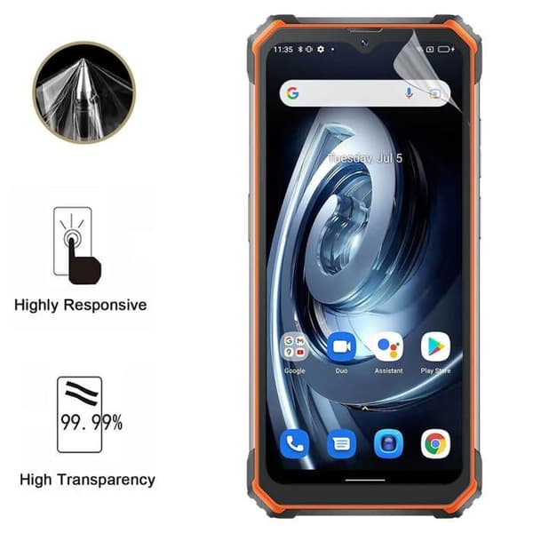 Skärmskydd - Phonillico - Blackview BV7100 - Pack om 2 - Ultramats - Repellerande mot repor