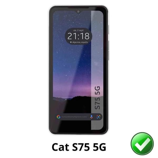 Skärmskydd - Phonillico - Cat S75 5G - Pack om 2 - Ultratunn - Repellerande mot repor