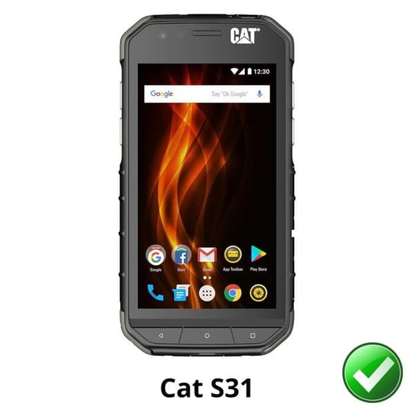 Skärmskydd - Phonillico - Cat S31 - Pack om 2 - Ultrathin - Skraptålig