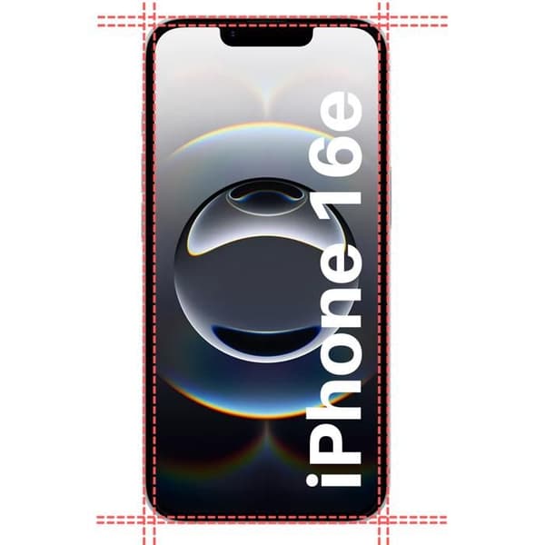 Film av säkerhetsglas - Phonillico® - iPhone 16e - Pakke med 4 - Mycket repbeständig - Transparent