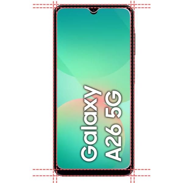 Härdat Glas - Phonillico® - Samsung Galaxy A26 5G - Paket med 2 - Repåresistent - Transparent