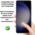 Miniatyrbild 4 av 6: Krossat Glas - Phonillico® - Samsung Galaxy S25 - Antispion - Paket 2 - Repeterande mot repor
