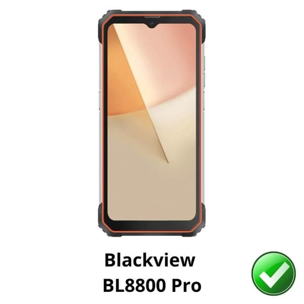 Skärmskydd - Phonillico - Blackview BL8800 Pro - Paket med 2 - Ultrafin - Repningsbeständig