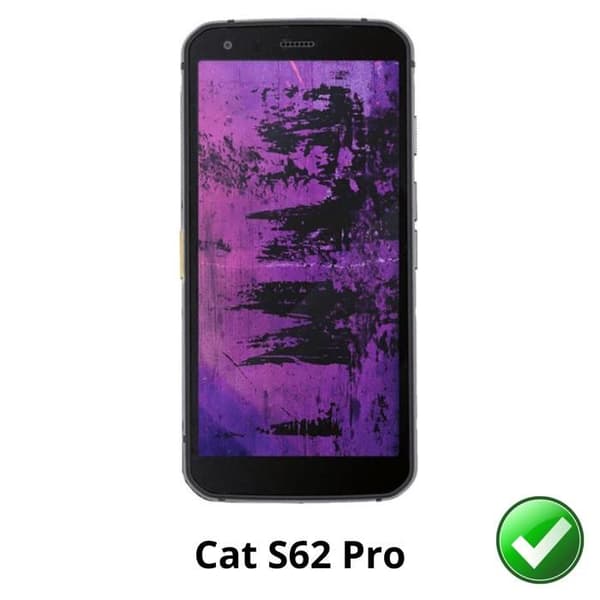 Skärmskydd - Phonillico - Cat S62 Pro - 2-pack - Repellerande mot repor - Ultra tunn