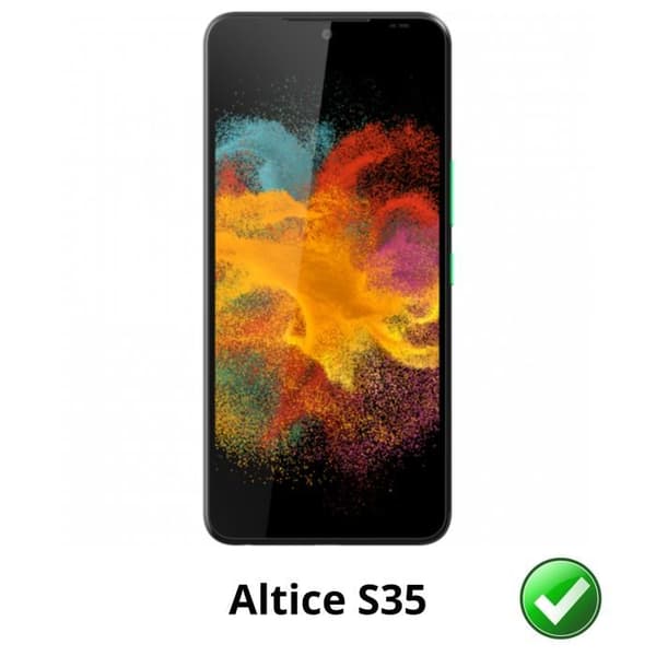Skärmskydd - Phonillico - Altice S35 - Paket med 2 - Ultrafinin - Rep resistant