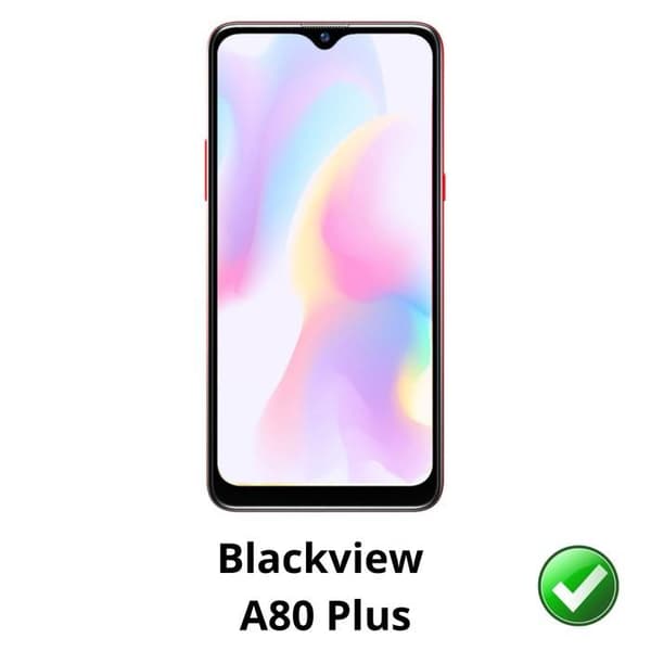Skärmskydd - Phonillico - Blackview A80 Plus - Paket med 2 - Ultra tunn - Represistent