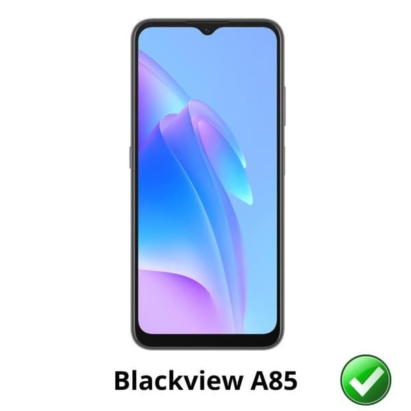 Skärmskydd - Phonillico - Blackview A85 - Pack 2 - Ultra Tunn - Repellerande mot repor