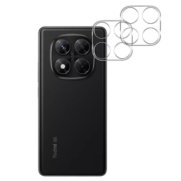 Skyddskamera - Phonillico® - Xiaomi Redmi Note 14 PRO 5G - Pack om 2 - Härdat glas - Represistent