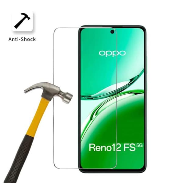 Härdat glas för Oppo Reno 12 FS 5G [Pack 4] Skärmskydd Film Phonillico®